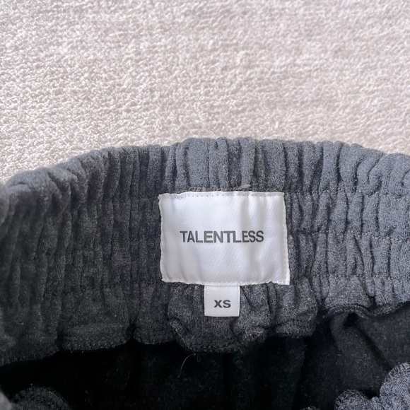 Talentless Womens Wide Leg Boxing Pants Grey XS - Picture 4 of 6